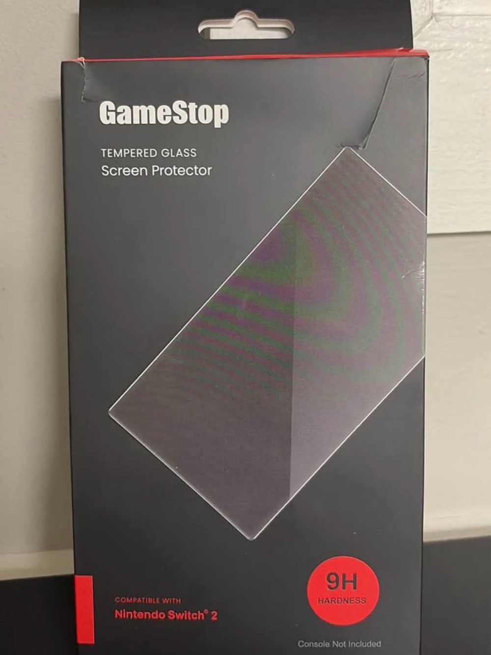 Tempered Glass Screen Protector for Nintendo Switch 2 - Black